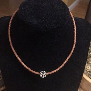 Pandora Jewelry - PANDORA DOUBLE LAYER WOVEN LEATHER BRACELET❤️SALE Pandora Jewelry - PANDORA DOUBLE LAYER WOVEN LEATHER BRACELET❤️SALE